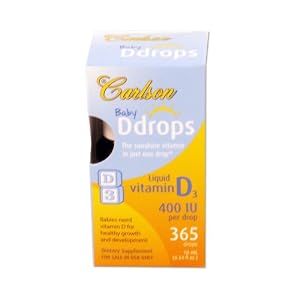 Click to buy Weight Loss Management Product: Carlson Labs Baby Natural Vitamin D Drops, 400 IU, 10ml