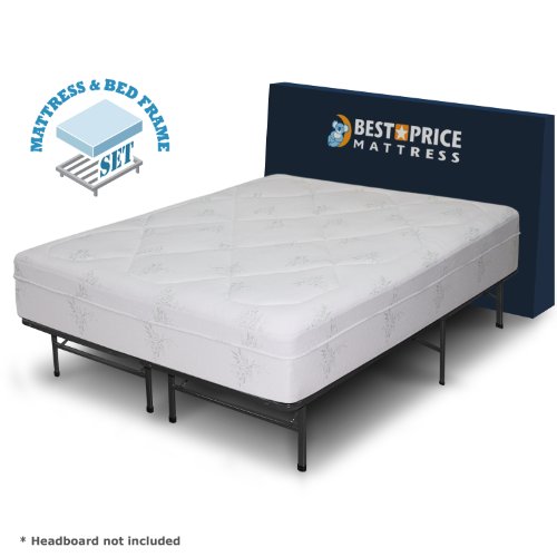 How to Luxtouch Queen 12 Memory Foam Mattress + Bed Frame Set Queen