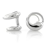Bling Jewelry Men Sterling Silver Eternal Circle Cufflinks [Jewelry]