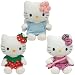 TY HELLO KITTY ~ BLUE ANGEL ~ STRAWBEERY ~ TARTAN TRIO