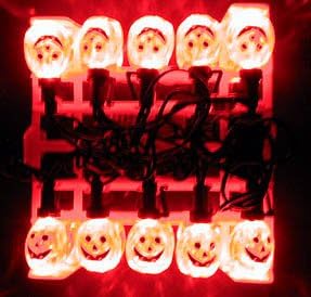 Halloween Pumpkin Led 20 Light String Indoor/Outdoor