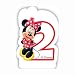 Minnie Café-Birthday Numeral Candle No2 , Kids Birthday Party Supplies , Disney Minnie Mouse Theme Birthday Party , Birthday Number Candle (pack of 1) RS.179.00