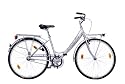 MAINO Damen Cityrad Red Rose, silber, 42 cm, 26 Zoll