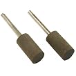 2 Leather Buffing Cylinders Jeweler Gold Polishing 1/8"
