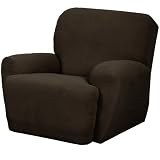 Maytex Stretch Reeves 4-Piece Recliner Slipcover, Chocolate Order at amazon.com