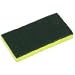Impact 7130P General Duty Cellulose Scrubber Sponge, 6-1/4" Length x 3-3/16" Width x 7/8" Height, Green/Yellow (8 Pack of 5)