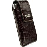 Krusell Vinga Croco Leather Large Pouch (Brown)