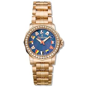 Click here to buy Corum WoMens Admiral's Cup 18k Rose Gold Watch #039-440-85-V780-PN13 by Corum.