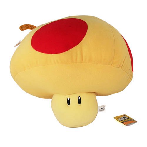 New Mario Bros Giant Mushroom Plush