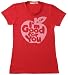 MIGHTY FINE(�ޥ��ƥ� �ե�����) ��ǥ����� T����� APPLE GOOD FOR YOU