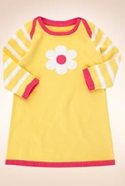 Pure Cotton Long Sleeve Floral Knitted Dress [T78-2751N-Z]
