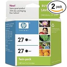 HP 27 Black Twinpack Cartridge (C9322FN)