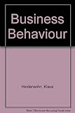 Business behaviour : an economic approach