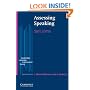 Assessing Speaking (Cambridge Language Assessment)