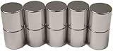 Buy 10 Neodymium Magnets 1 2 x 1 2 inch Cylinder N48 by Emovendo