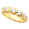 14K Yellow Gold Diamond Wedding/Anniversary Band - 0.50 Ct.