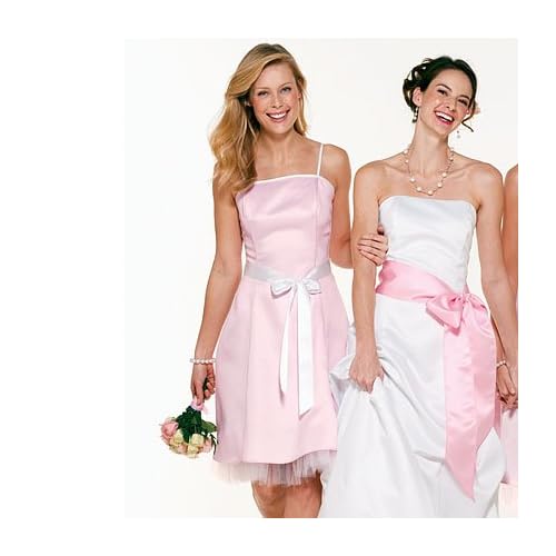 Jessica®/MD Peau de Soie Spaghetti-strap Crinoline Dress