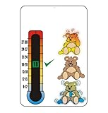 Teddy Card Nursery Thermometer