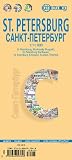 Laminated St. Petersburg City Streets Map by Borch (English Edition)