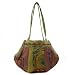 Earth Divas RRB-001 Double Handle Zipper Closure Hemp Recycled Rice Bag