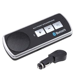 Handsfree Bluetooth In-Car Rechargeable Speakerphone for Iphone 3GS 4G (Multipoint Support) Handsfree Bluetooth In-Car Rechargeable Speakerphone for Iphone 3GS 4G (Multipoint Support)