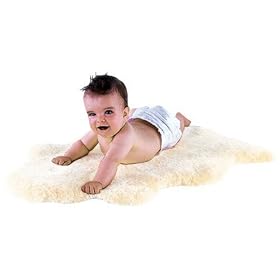 Kaiser 80/ 90cm Lampskin Rug White Sheepskin