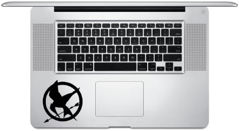 Hunger Games Macbook Trackpad Keyboard Decal Sticker-Black