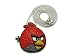 New! Iced Out Bling Bling Angry Birds Pendant w/36" Silver Franco Chain