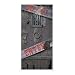 Haunted Halloween Door Cover 30in. x 5ft. Pkg/1