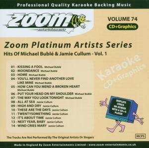 CD-Charts  Music : Zoom Karaoke CD+G - Platinum Artists 74: Michael Buble & Jamie Cullum 1