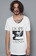 Freshjive The Dope Crisis Scoop Neck Tee,T-shirts for Men