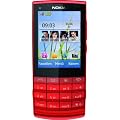 Nokia X3-02i Handy (6,1 cm (2,4 Zoll) Display, 5 Megapixel Kamera, Touch and Type) rot