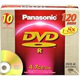 Panasonic LM-RF120MU10 10-Pack of DVD-R Discs for Video Recording