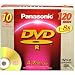 Panasonic LM-RF120MU10 10-Pack of DVD-R Discs for Video Recording