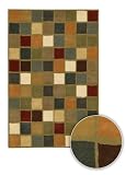 Chandra Rugs Antara Contemporary Wool Area Rug 108 Multi 79 Round