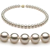 White 8.5-9mm AAA Japanese Akoya Pearl Necklace 16 inch