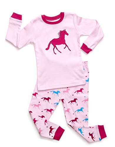 Leveret Horse 2 Piece Pajama 4 Year
