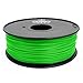 Gizmo Dorks 3mm (2.85mm) HIPS Filament 1kg / 2.2lb for 3D Printers, Green