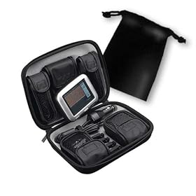 Premium Hard Shell Travel Case for Select Garmin Nuvi GPS Navigators - to hold unit, adapters, memory cards and other accessories