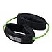 Power Systems Versa Cuff, 2 Padded Cuffs with Resistance Tubes for Wrists and Ankles, Resistance Band Level: Light, Lime Green, 12 Inches, (84306)
