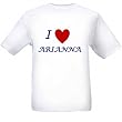 I LOVE ARIANNA - Name-series - White T-shirt