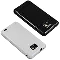 mumbi 2 x TPU Silikon Schutzh�lle f�r Samsung i9100 Galaxy S II schwarz/wei�