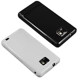 mumbi 2 x TPU Silikon Schutzh�lle f�r Samsung i9100 Galaxy S II schwarz/wei�von "mumbi"