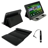rooCASE 2n1 Wrapper Sleeve Case Cover (Convertible to Stand) / Mini Capacitive Stylus for Samsung Galaxy Tab 7 / Dell Streak 7 / BlackBerry Playbook