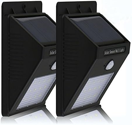 EWALKING Solar Light, 6 LED Outdoor Solar Powerd,Wireless Waterproof Security Motion Sensor Light for Patio, Deck, Yard, Garden,Driveway,Outside Wall --- Dusk to Dawn Automatically Working (2)