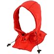 Men's Winter Ski Hoodie Pullover Mask Headscarf Neckwarmer Scarf Hood Hat Red
