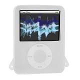 Apple iPod Nano 4GB 8GB 3rd Generation Accessory Kit - Clear Silicone Skin Case + Adjustable Sports Armband + Premium Reusable LCD Screen Protector with Lint Cleaning Cloth + USB Car + USB Home Charger + Retractable USB Data Cable By Ikross