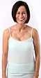Veria Loungewear Top w Spaghetti Straps - Soft Blue, Organic Cotton