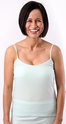 Veria Loungewear Top w Spaghetti Straps - Soft Blue, Organic Cotton