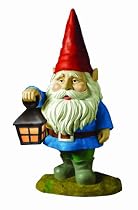 Russ Berrie SG-1705 Gnome Solar Statuary